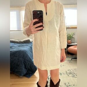 Patagonia Y2K Hemp Cream Tunic Dress